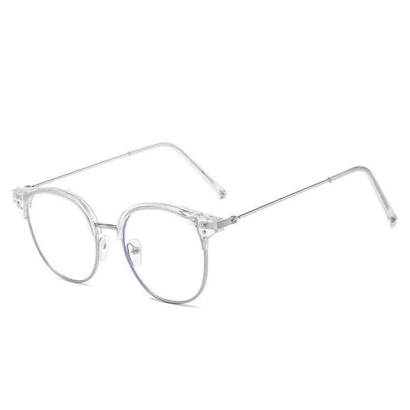 Classic Half Frame Photochromic Sunglasses Retro Chameleon Sun Glasses Men Women Outdoor Fashion Shades