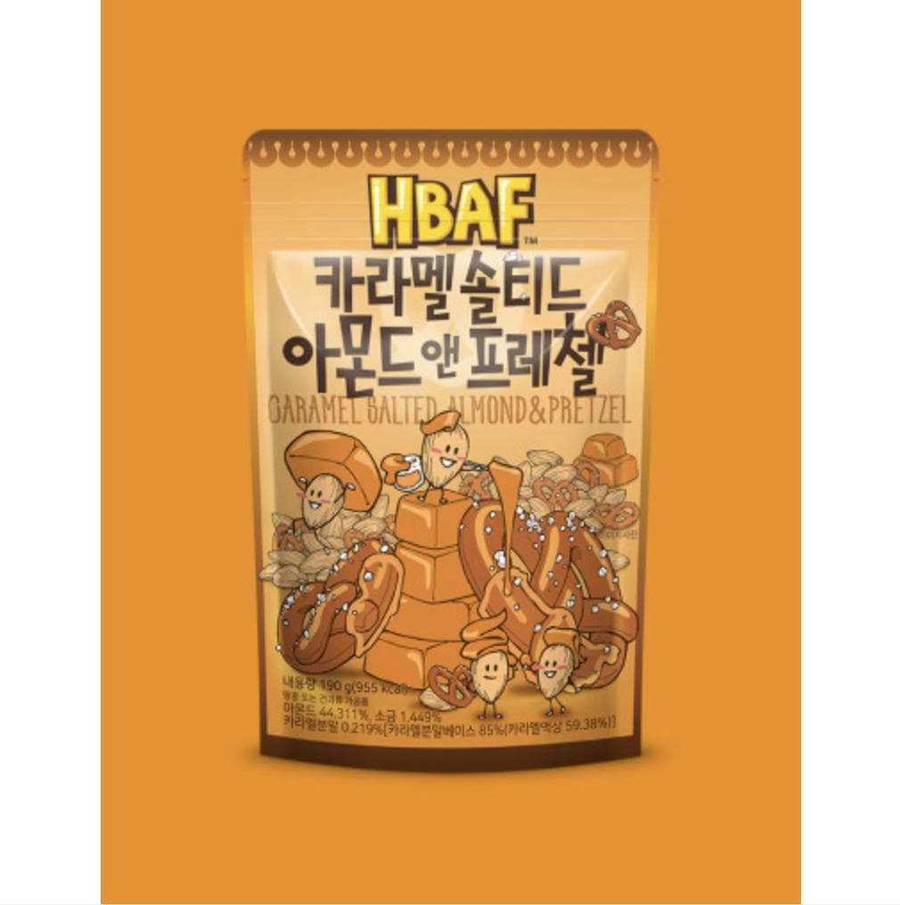 HBAF Seasoned Almonds&Cashewnut 170g/190g (35 Floavors) #Caramel Salted Almond