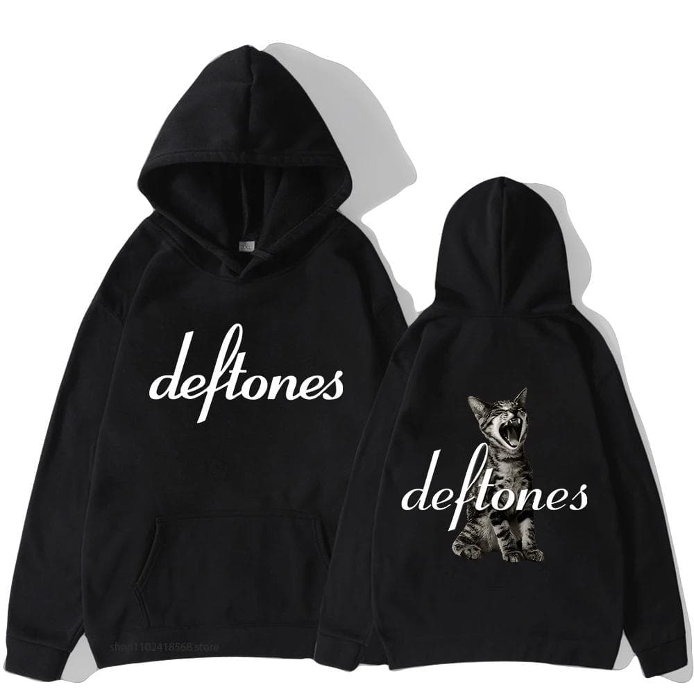 Deftones Hoodies Men Around The Fur Tour Band Sweatshirt Women Retro Grunge Streetwear Unisex Long Sleeve Clothes XL