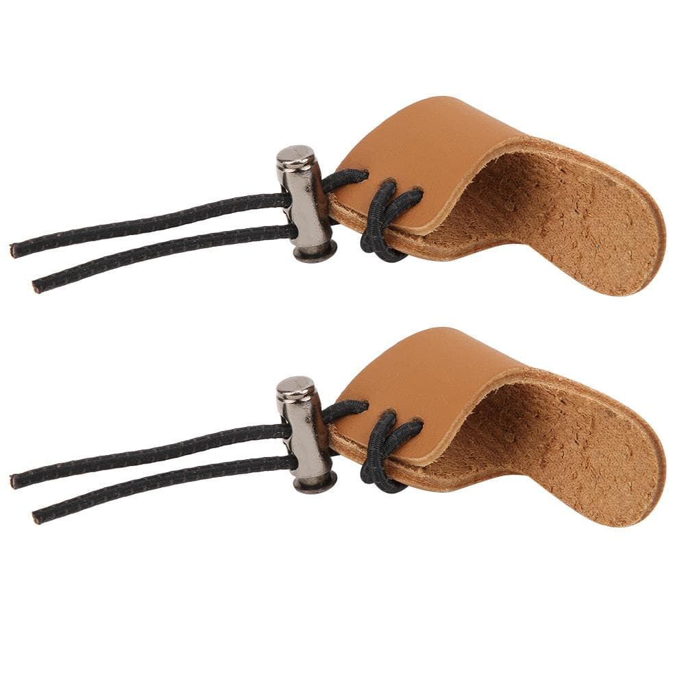 2Pcs Outdoor Recurved Bow Traditional Archery Shooting Protective Gear Finger Protector