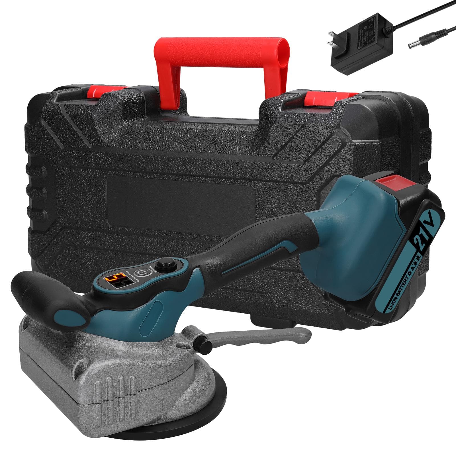 21V Automatic Tile Tiling Machine High Loading Capacity Wall Floor Tiles Laying Vibrating Tool multicolour