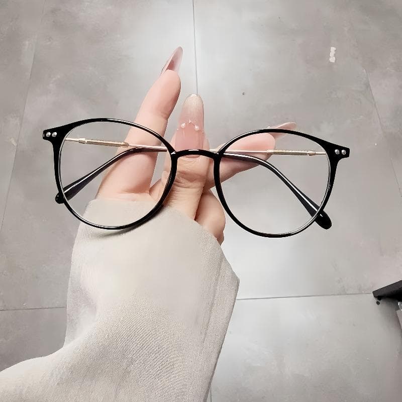 1/2PCS Literary Classic Fashion Women Solid Color Decorative Glasses Trendy Accessories Dressing Up Essential