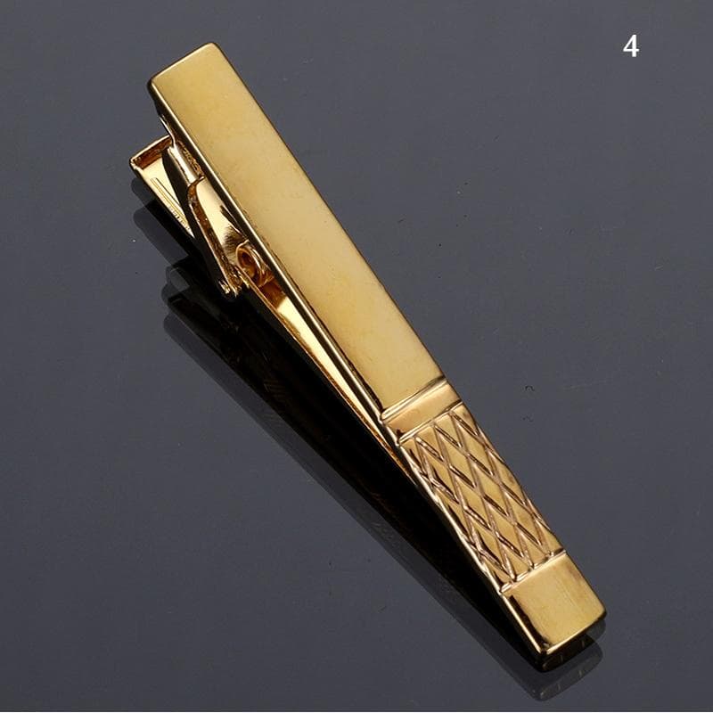 1pc Men's Short Tie Clip Simple Style Pin Clasp Rose Gold Color Male Business Necktie Clip Classic Men Jewelry Accessories Hot