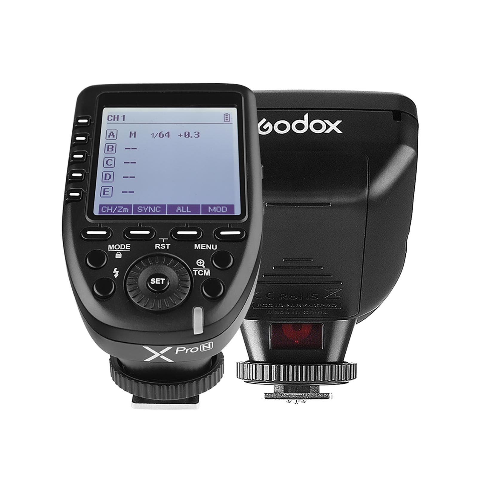 Godox Xpro-N i-TTL Flash Trigger Transmitter with Large LCD Screen 2.4G Wireless X System 32