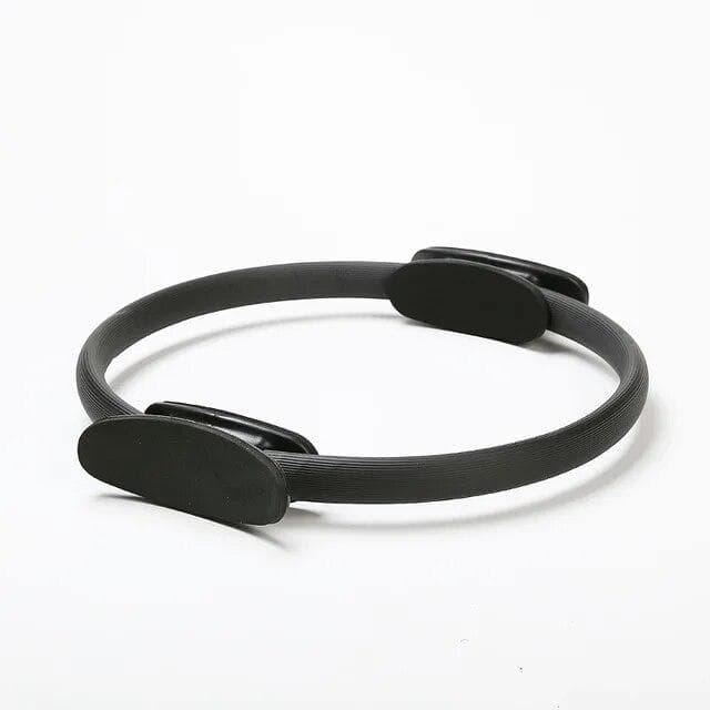Yoga Pilates Ring Open Back Thin Leg Beginner Fitness Equipment Trainer Body Shaping Pilates Magic Circles Yoga Wheel Accessorie black