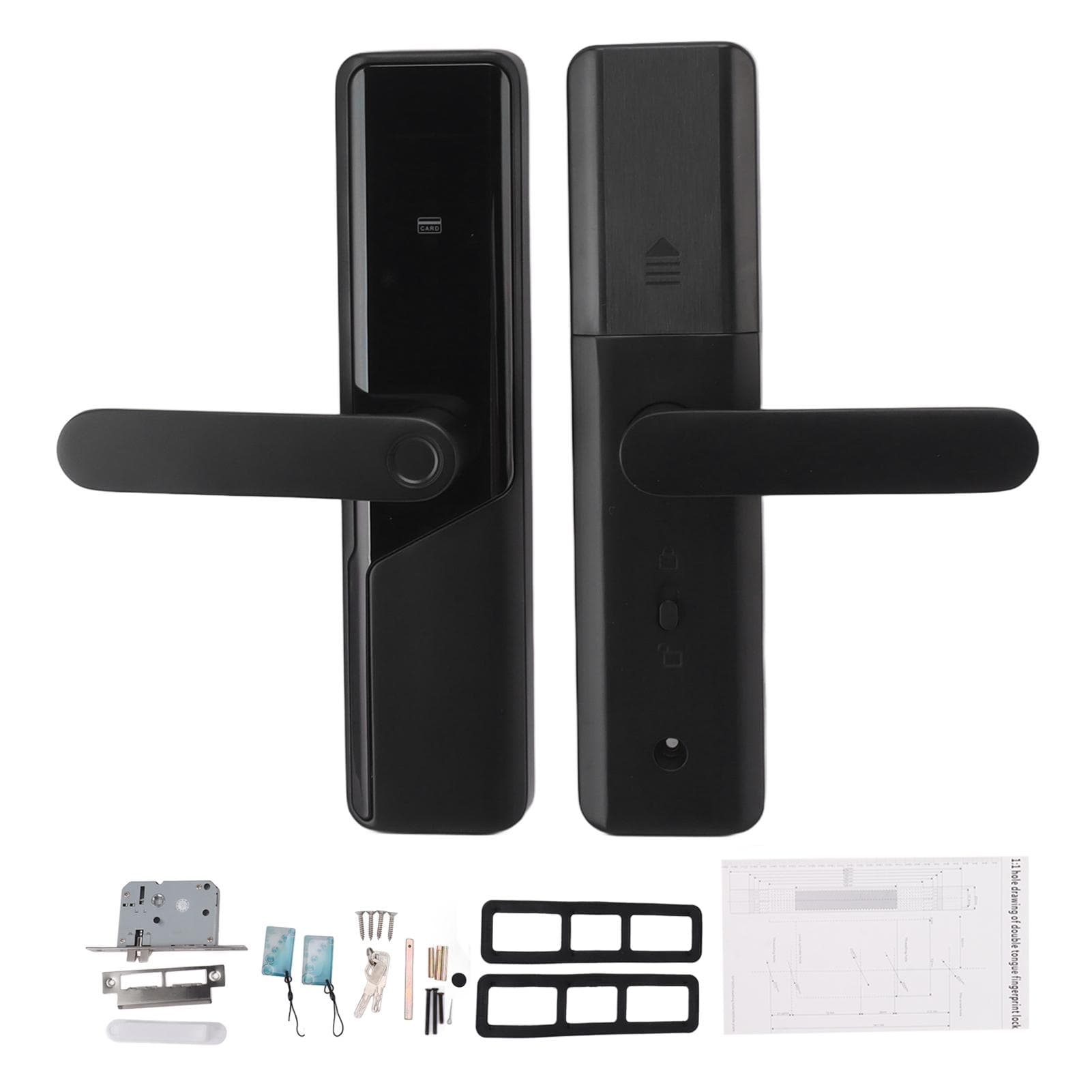 Smart Door Entry Lock Fingerprint Security Smart Lock for Office Home Room Apartments