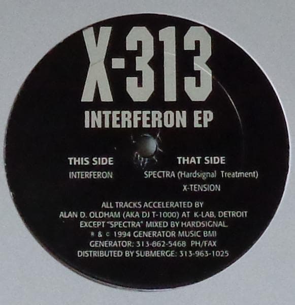 12inch Record X-313 - Interferon EP GEN011 Generator Recor 1994 US Dance & Electronica Used
