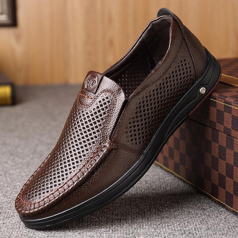 Winter Genuine Leather Men casual sneakers shoes men Summer Luxury Mens Loafers Moccasins Autumn Driving shoes man sneaker 46