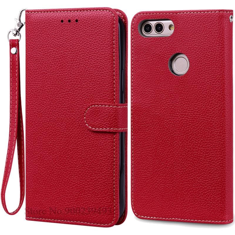 For Huawei P Smart 2018 Case FIG-LX1 Leather Wallet Flip Case For Huawei P Smart Case FIG-LX1 5.65 inch Case Coque Fundas Shell P Smart 2018 FIG-LX1