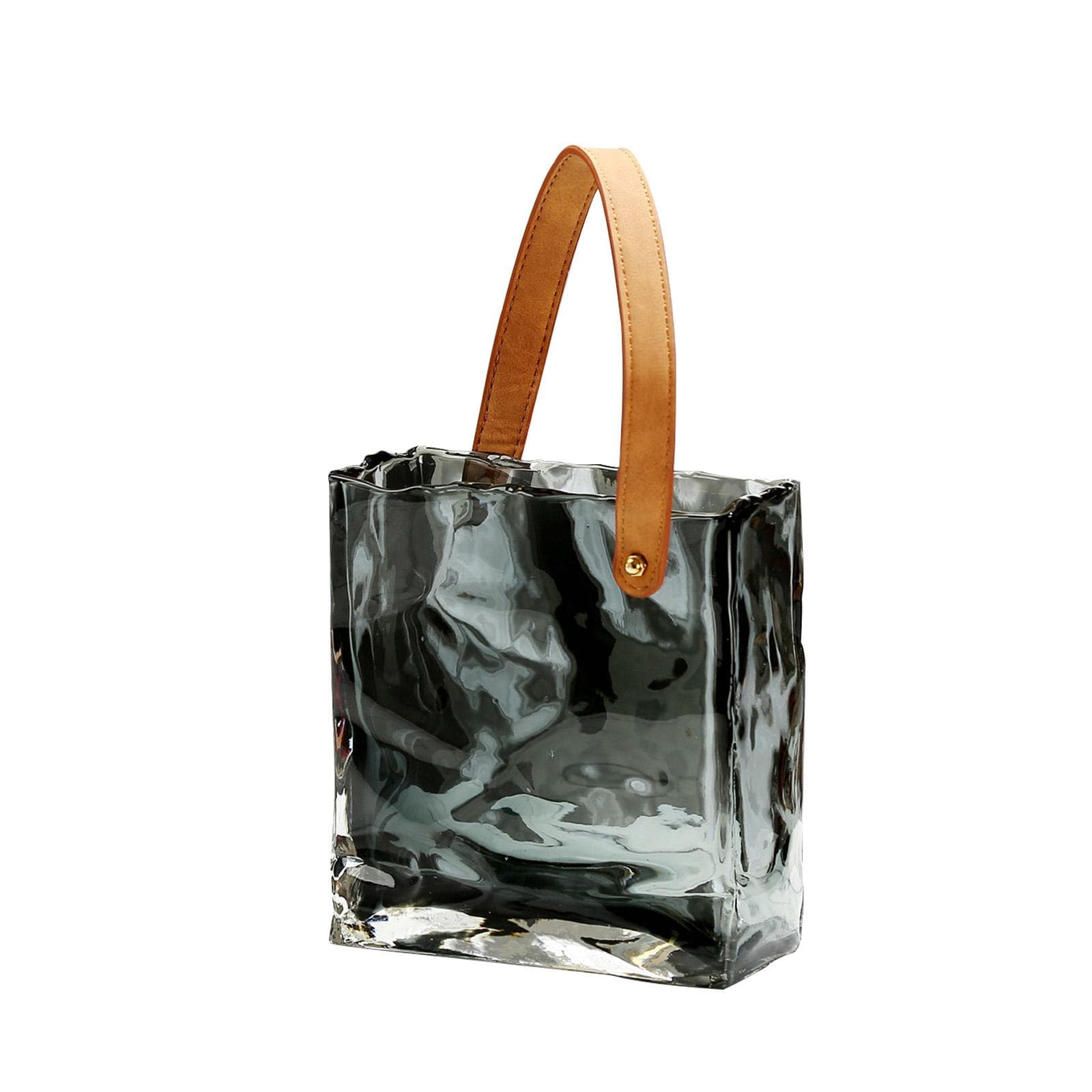 Handbag Vase Original Color Glass Vase Fish Tank Glass Vase Handmade Vase