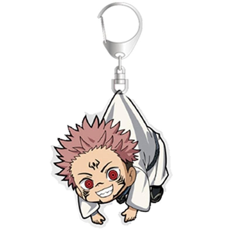 Anime Jujutsu Kaisen Peripheral Pendant Cartoon Double-sided Transparent Acrylic Keychain