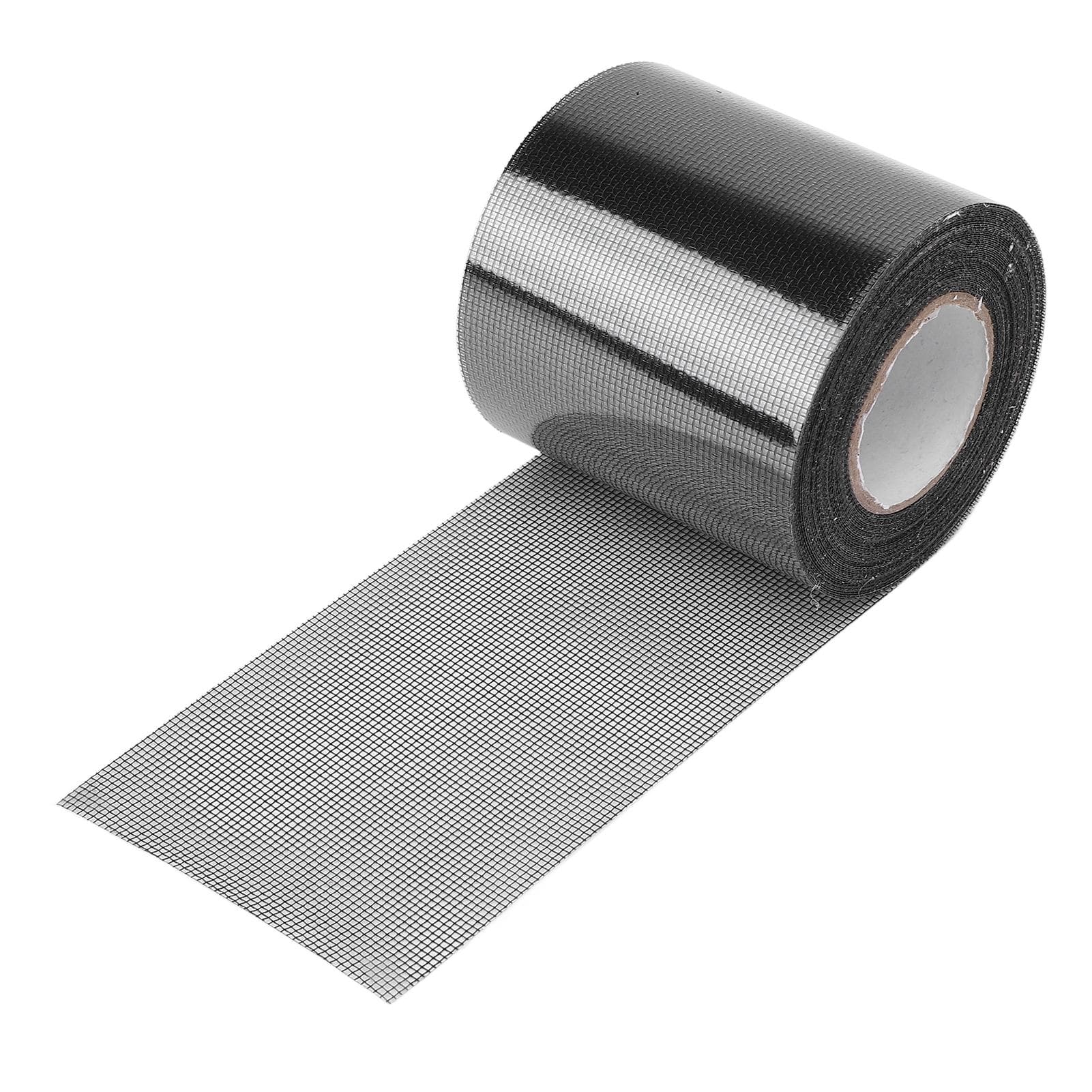Window Screen Repair Tape 80mmx9.15m Transparent Self Adhesive Mesh Screen Repair Patch Black