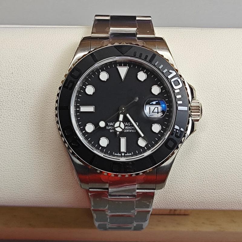 Rolex Yacht Grey Automatic Men's Watch with Large Dial