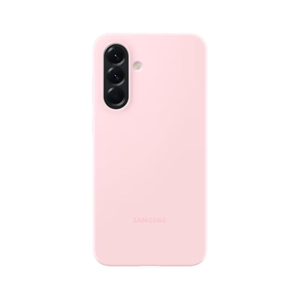 Original Samsung Silicone Case For Samsung Galaxy A56 5G Silky Soft-Touch Silicone Phone Protective Cover Case pink