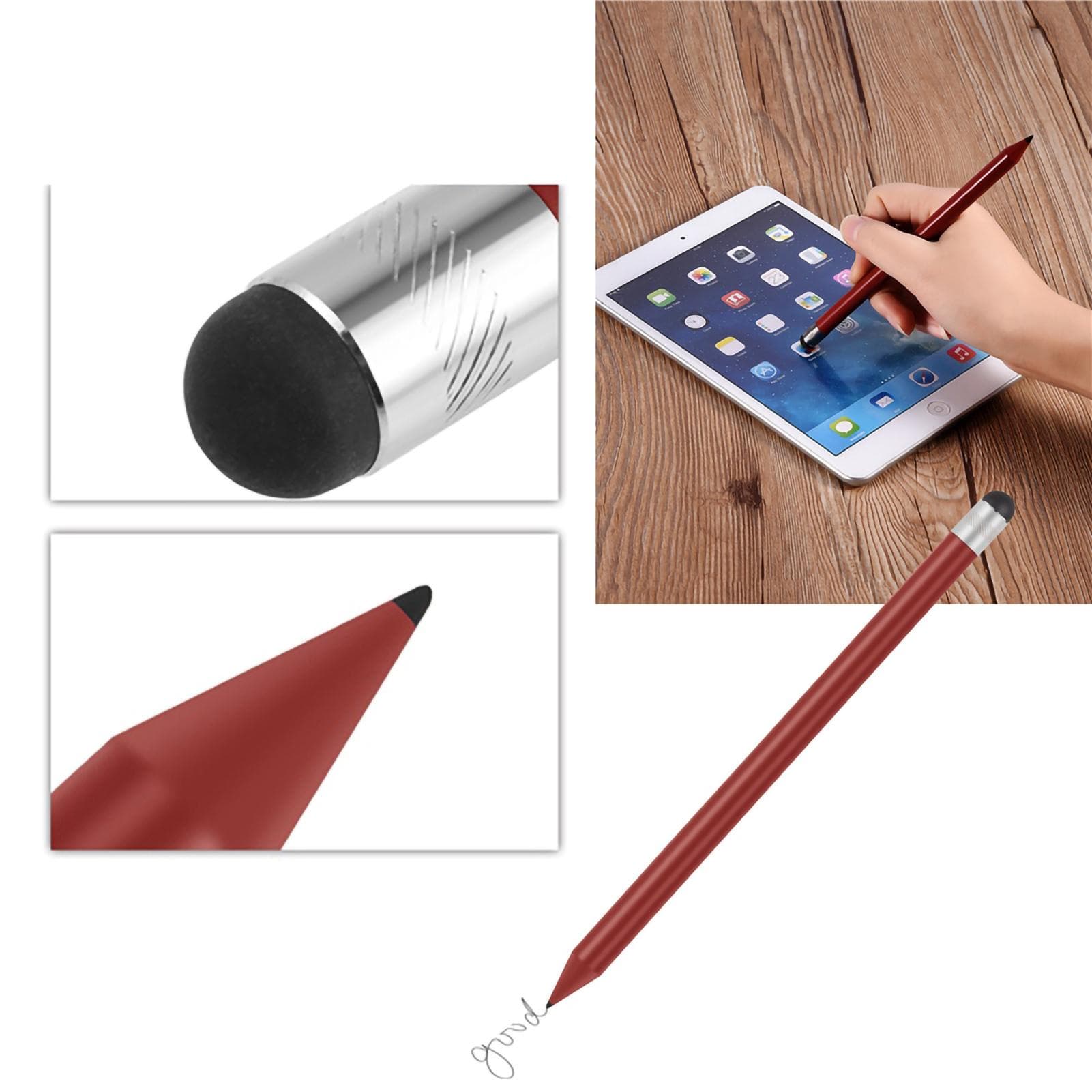 Replacement Capacitive Touch Screen Stylus Pen Pencil for iPhone Blackberry HTC Purple red