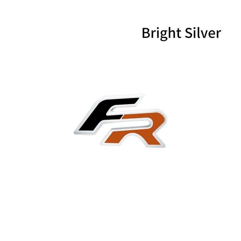 Car Decor 3D Metal FR Logo Side Fender Rear Trunk Sticker Front Grill Emblem Decal Decor For Leon Cupra Ibiza Altea Exeo Accessories