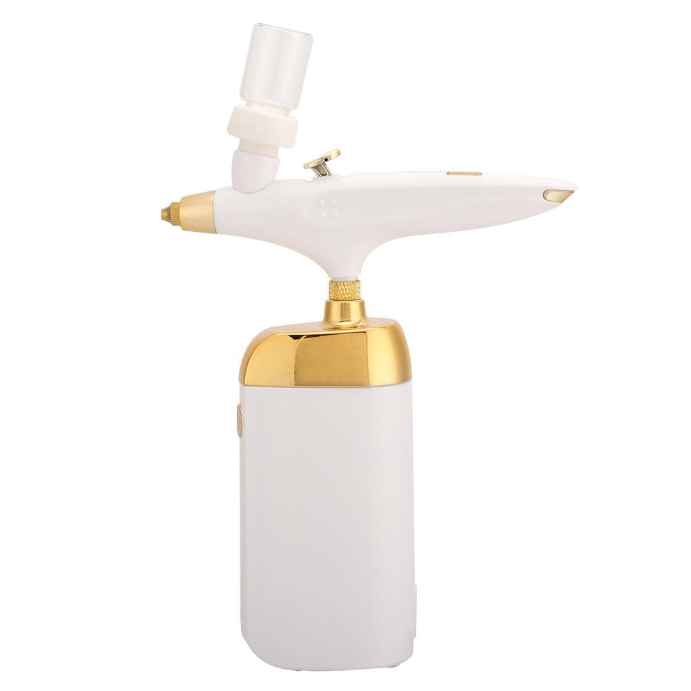 Handheld Oxygen Injection Moisturizing Beauty Machine Airbrush Set Tattoo Paint Spray GunWhite white