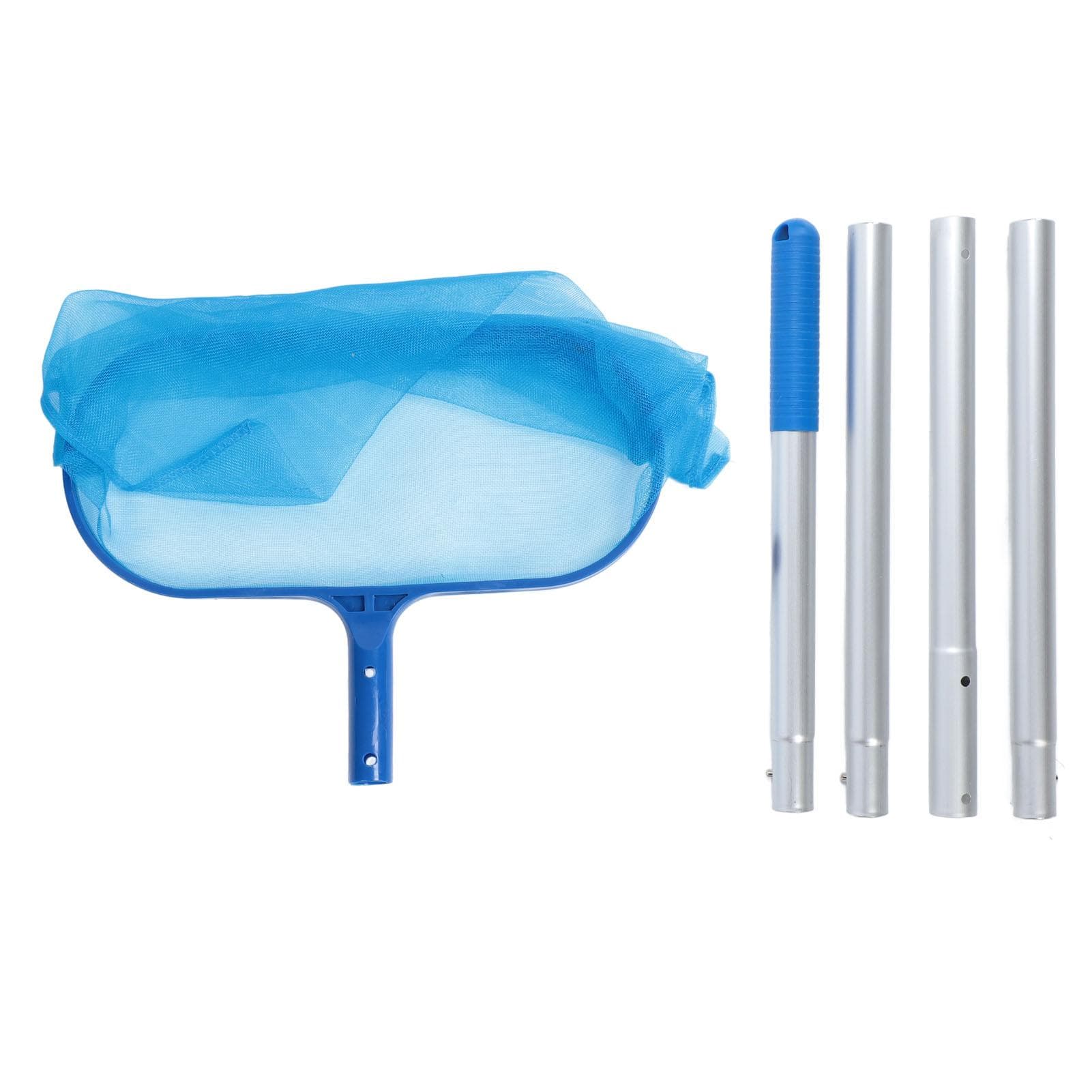 Pool Skimmer Net Length Adjustable Swimming Pool Cleaning Net Professional Easy Assembly Pool Leaf