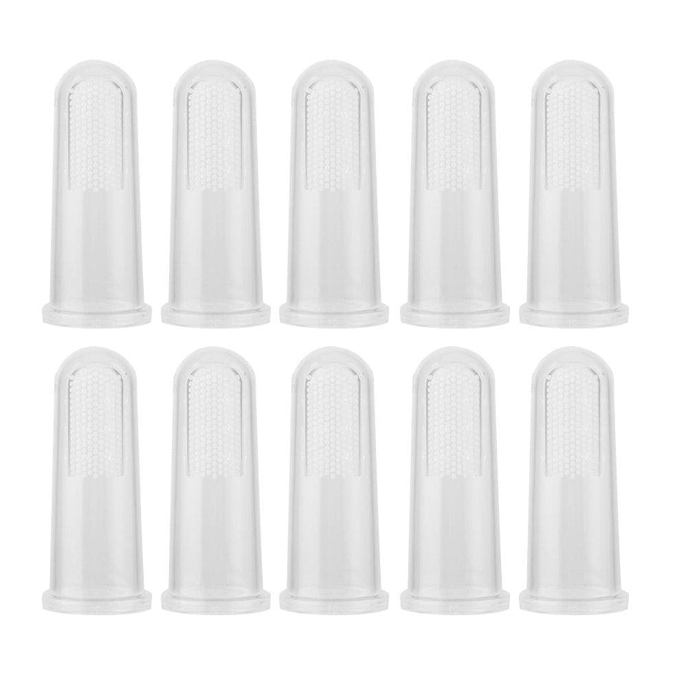 10Pcs Soft Finger Toothbrush Pet Dog Oral Dental Cleaning Teeth Care Brush