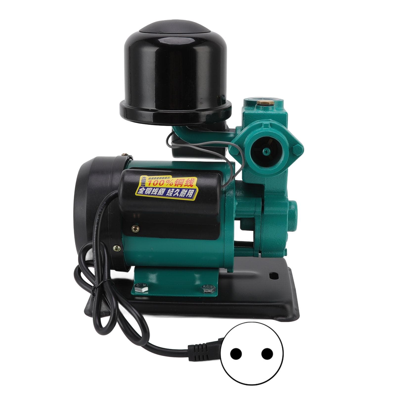 125W Self Priming Water Pump Pure Copper Core Wire Pressure Booster Pump for Home Use Garden