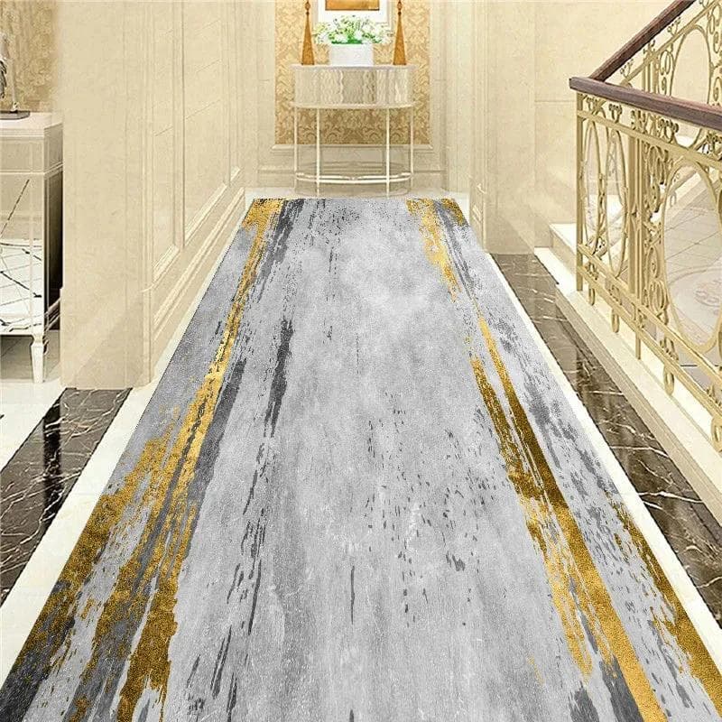 Nordic Long Hallway Runner Hallway Decor Corridor Carpet Washable Entrance Door Mat HOTEL Home Decoration Luxury Passageway Rug 80x100cm