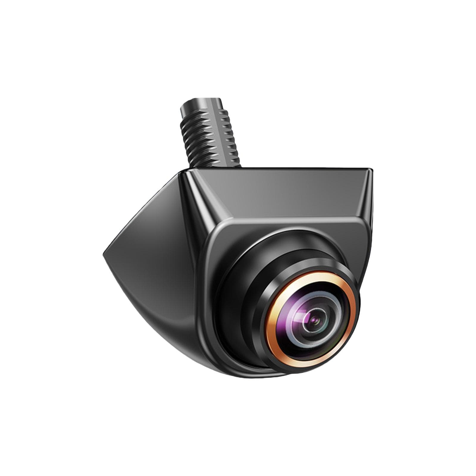 Car BackupFront View Camera 170 degrees  Wide Angle Fisheye 1080P Night Vision Rear View Camera 360  degrees black