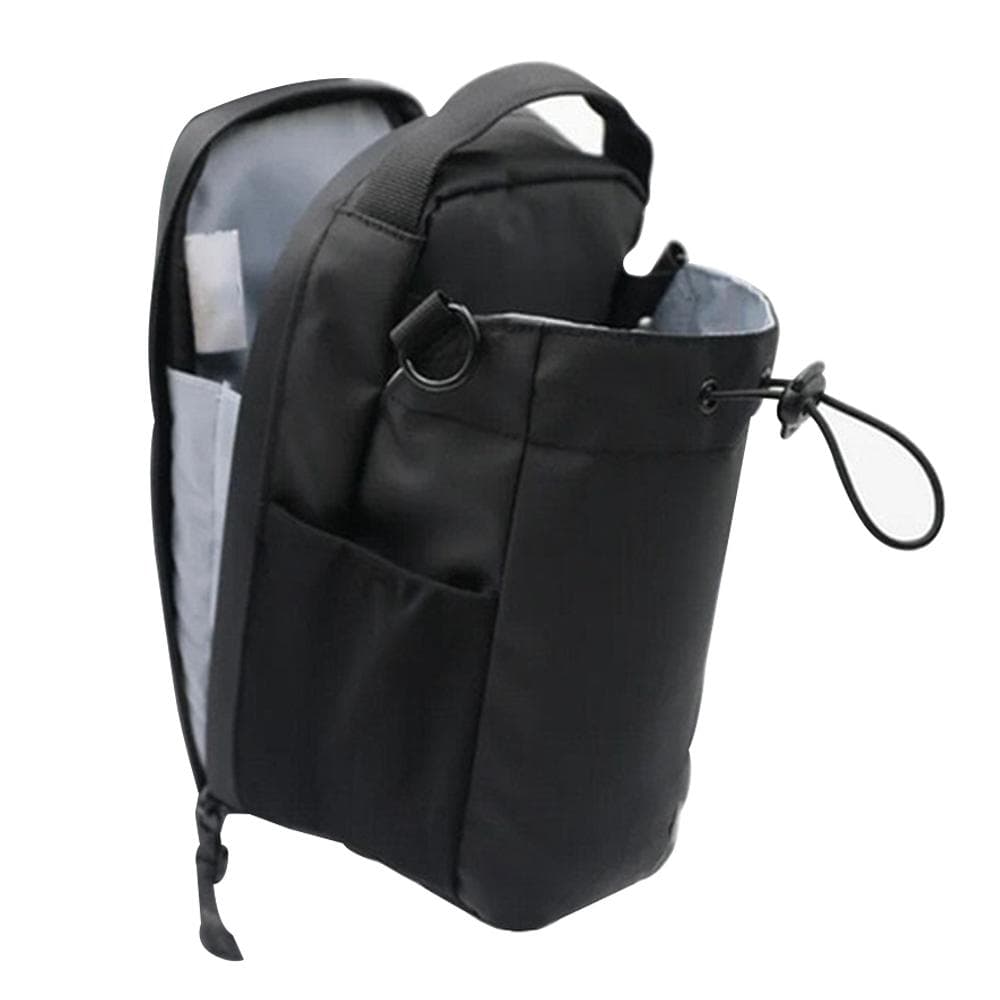 Magnetic Gym Bag Large Capacity Magnetic Carrier Bag With Phone Pocket Portable Gym Water Bottle Pouch Gym Accessories Organizer black