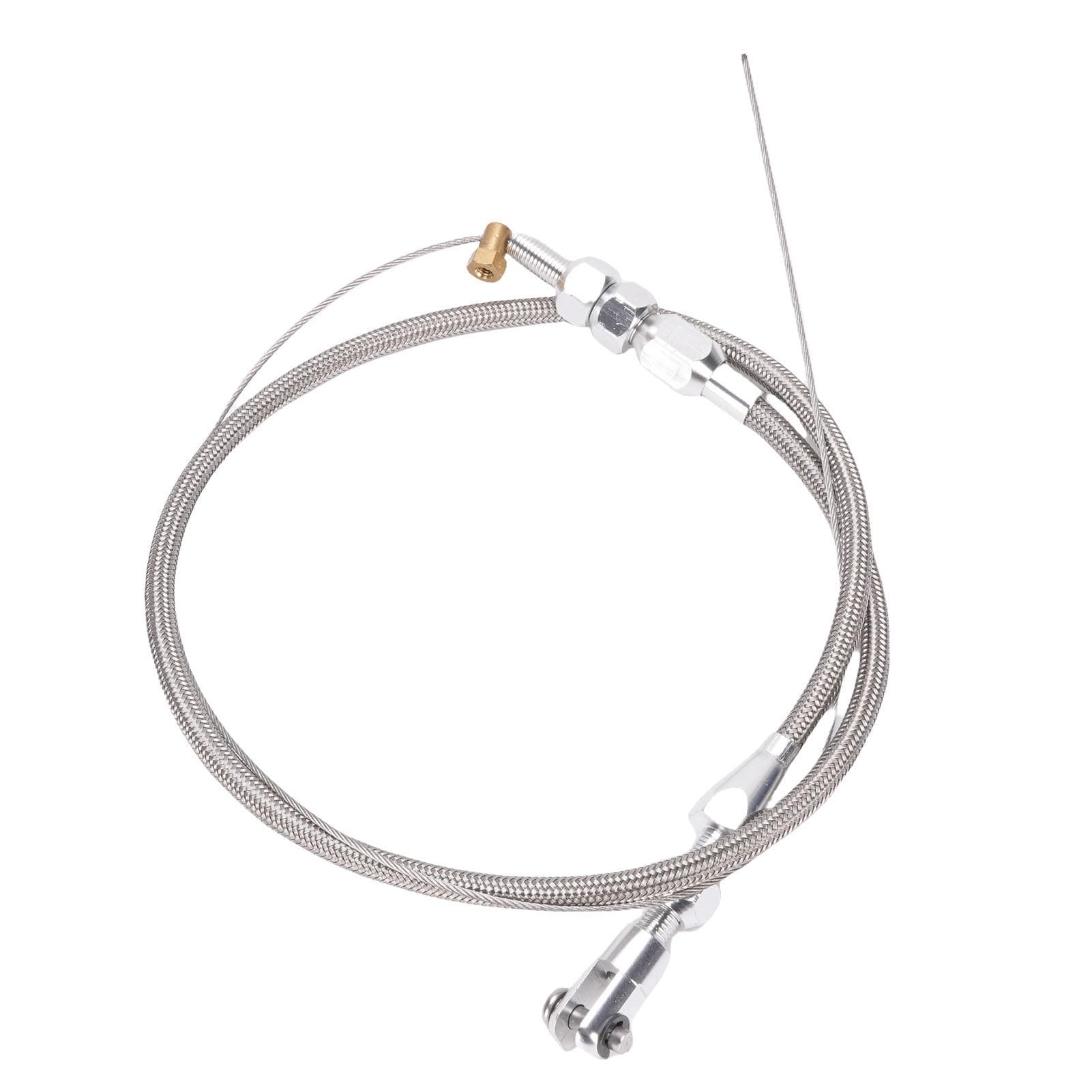 Throttle Cable Stainless Steel Adjustable High Strength Rustproof Universal Fit for Most