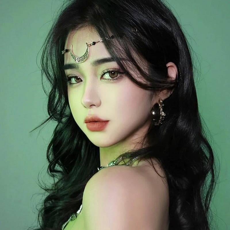 Vintage Moon Pattern Accesorios Mujer Head Chain Beads Hair Jewelry Party Wedding Headband for Women Crown Pince Cheveux Femme bronze