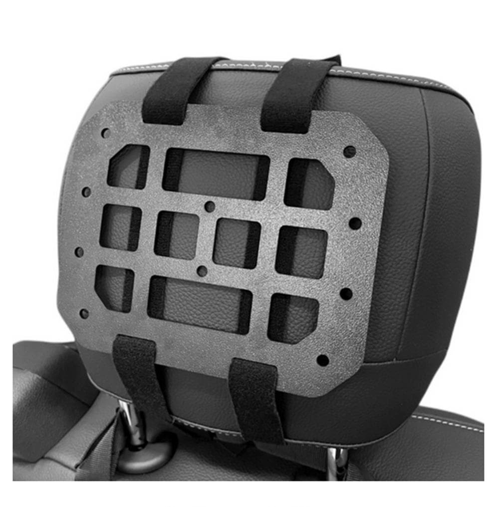 1Pcs Tactical Rigid MOLLE Panel Vehicle Car Seat Headrest Back Organizer Storage