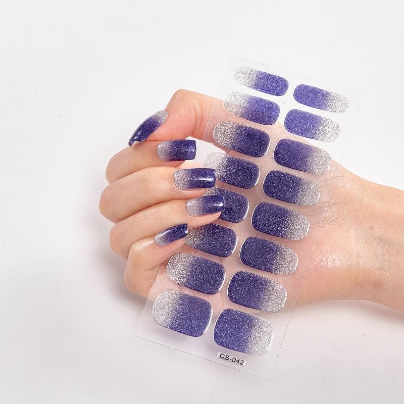 2025 New No Glue Gel Nail Stickers Waterproof Matte Press On Nails for Women