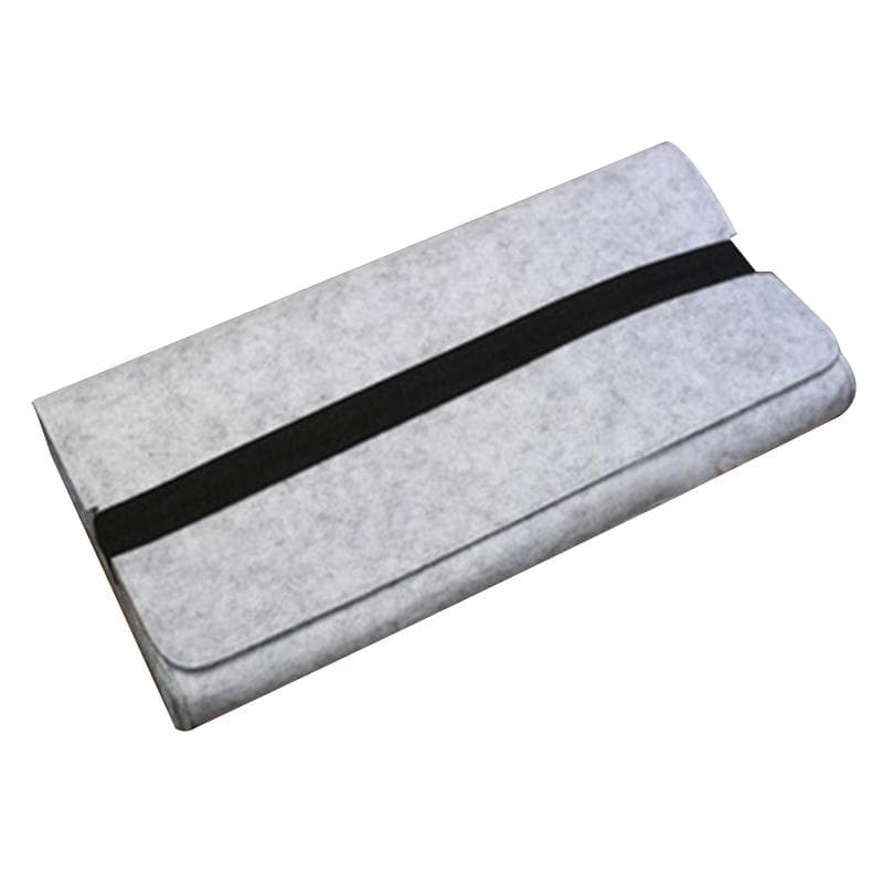 Keyboard Storage Bag Chemical Fiber Rectangle Dustproof Keyboard Carring Bag with Elastic Bandage