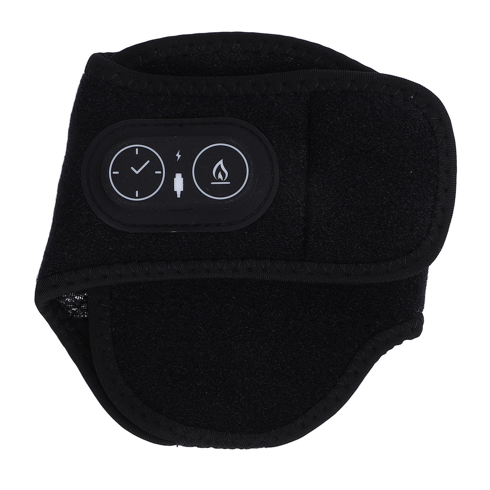 Electric Ankle Heating Pad Timed Temperature Control Heated Ankle Wrap Foot Ankle Warmer for Home black
