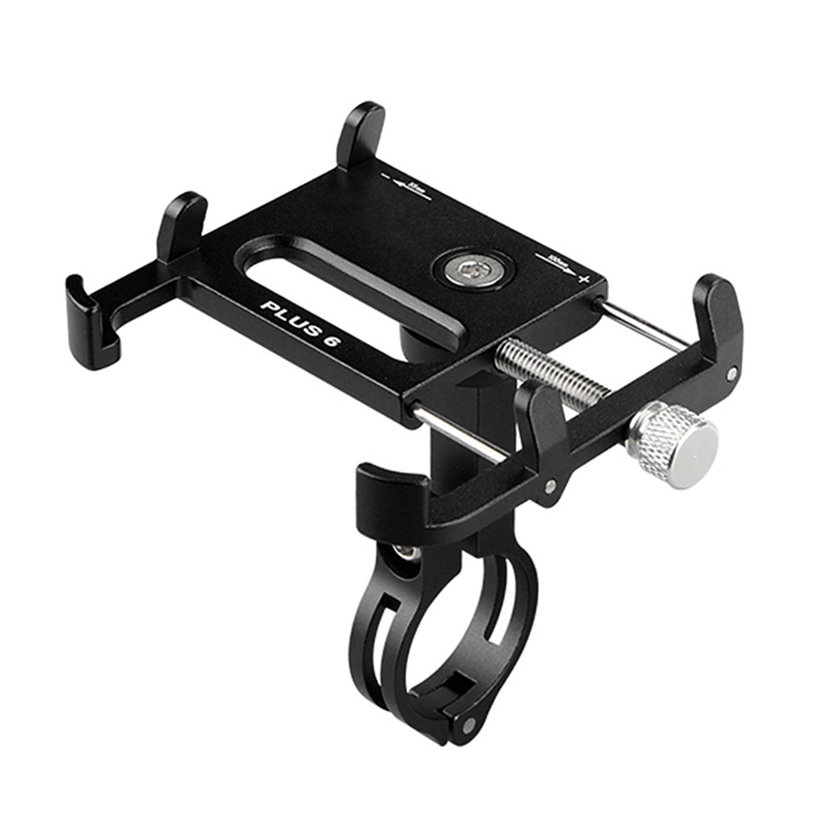 Aluminum Cell Phone MTB Bicycle Handlebar Bike Mount Holder For Universal black