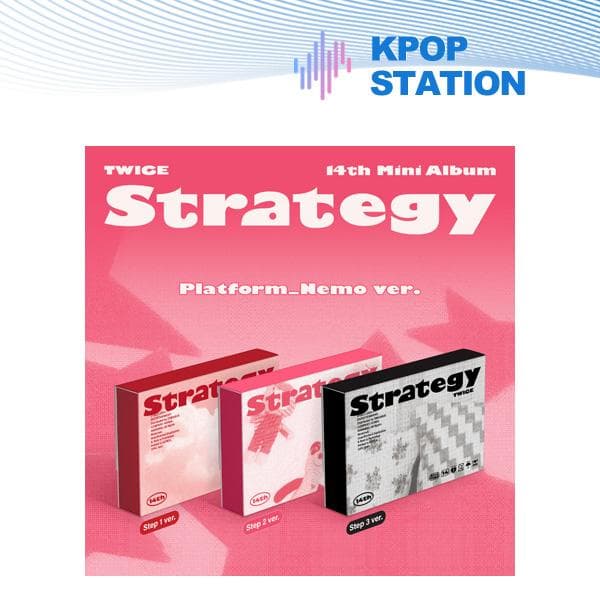 (+shop gift) TWICE - 14th Mini Album [STRATEGY] (Platform_Nemo ver) step 3