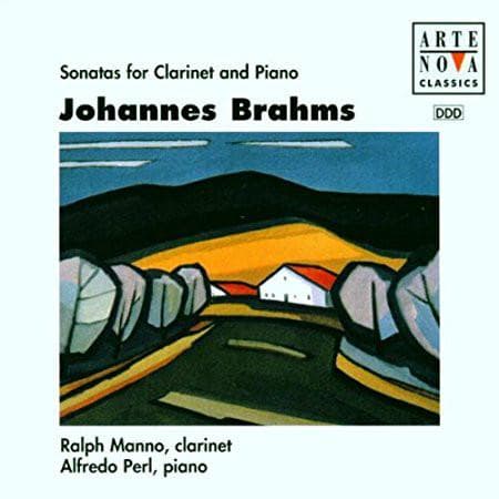 CD BRAHMS, MANNO; PERL - Brahms: Clarinet/Piano Sonatas 74321277672 Arte Nova Class 1995 Europe Classical Used