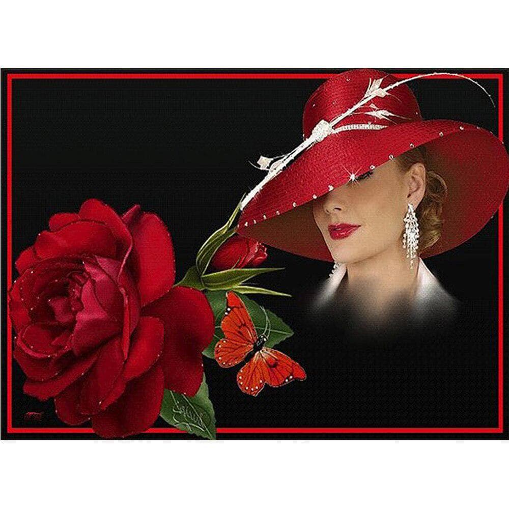 Full Round Drill 5D DIY Diamond Painting Sexy Girls 3D Rhinestone Embroidery Cross Stitch 40X50CM