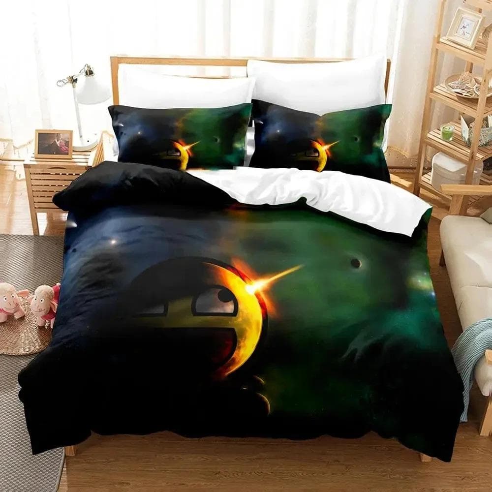 Cartoon Smiley Bedding Set Duvet Cover Bed Set Quilt Cover Pillowcase Comforter king Queen Size Boys Adult Bedding Set US Full 200x230cm