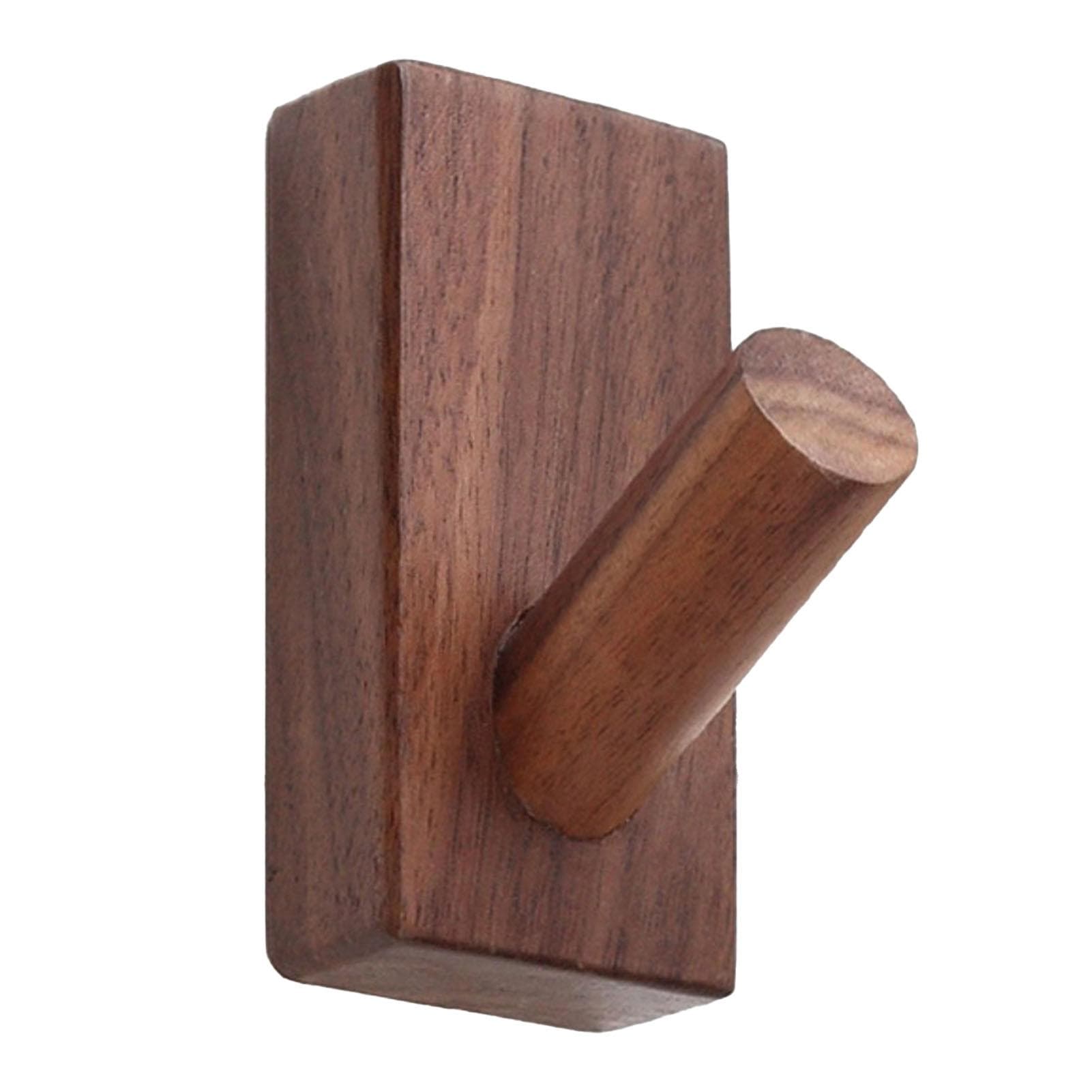 Wood Wall Hook Orderly Storage Smoother Surfaces Beautiful Practical Coat Hooks for Living Room