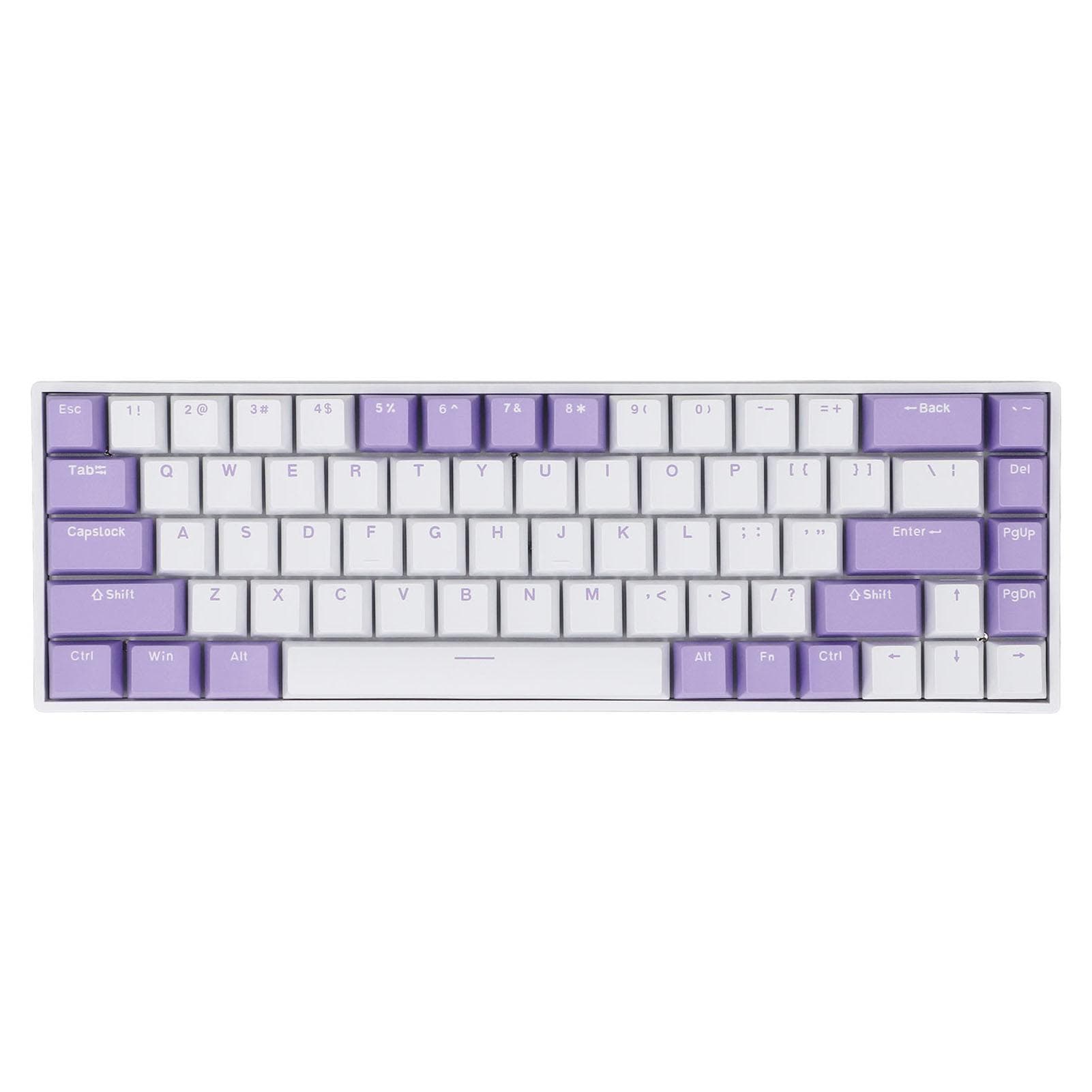 60percent 68 Keys Mechanical Keyboard Wireless 2.4G Bluetooth 3.0 5.0 Type C Wired RGB Backlit Gaming