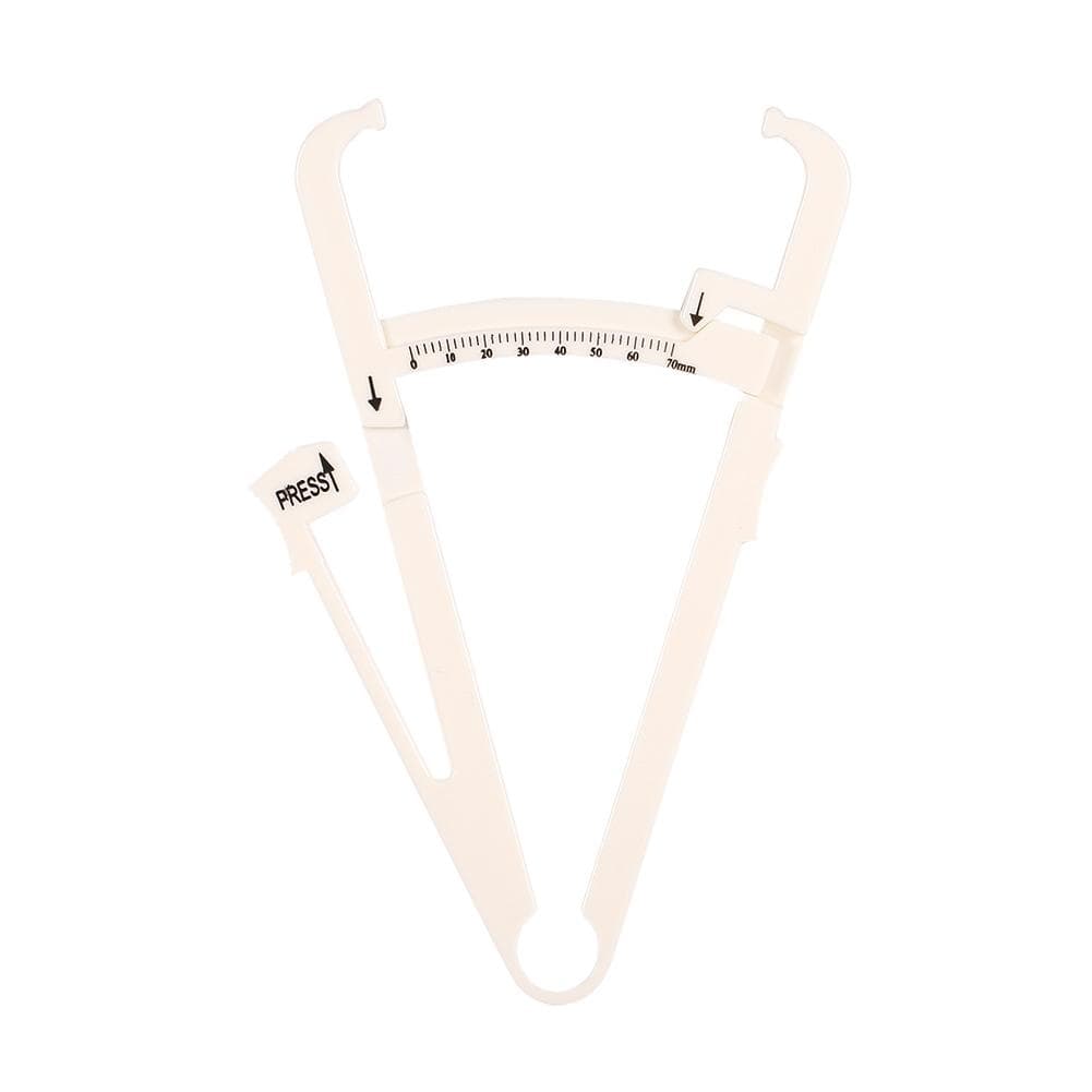 New Body Fat Caliper Skin Fold Accurate Measurement Tester Slim Measuring Analyzer White white
