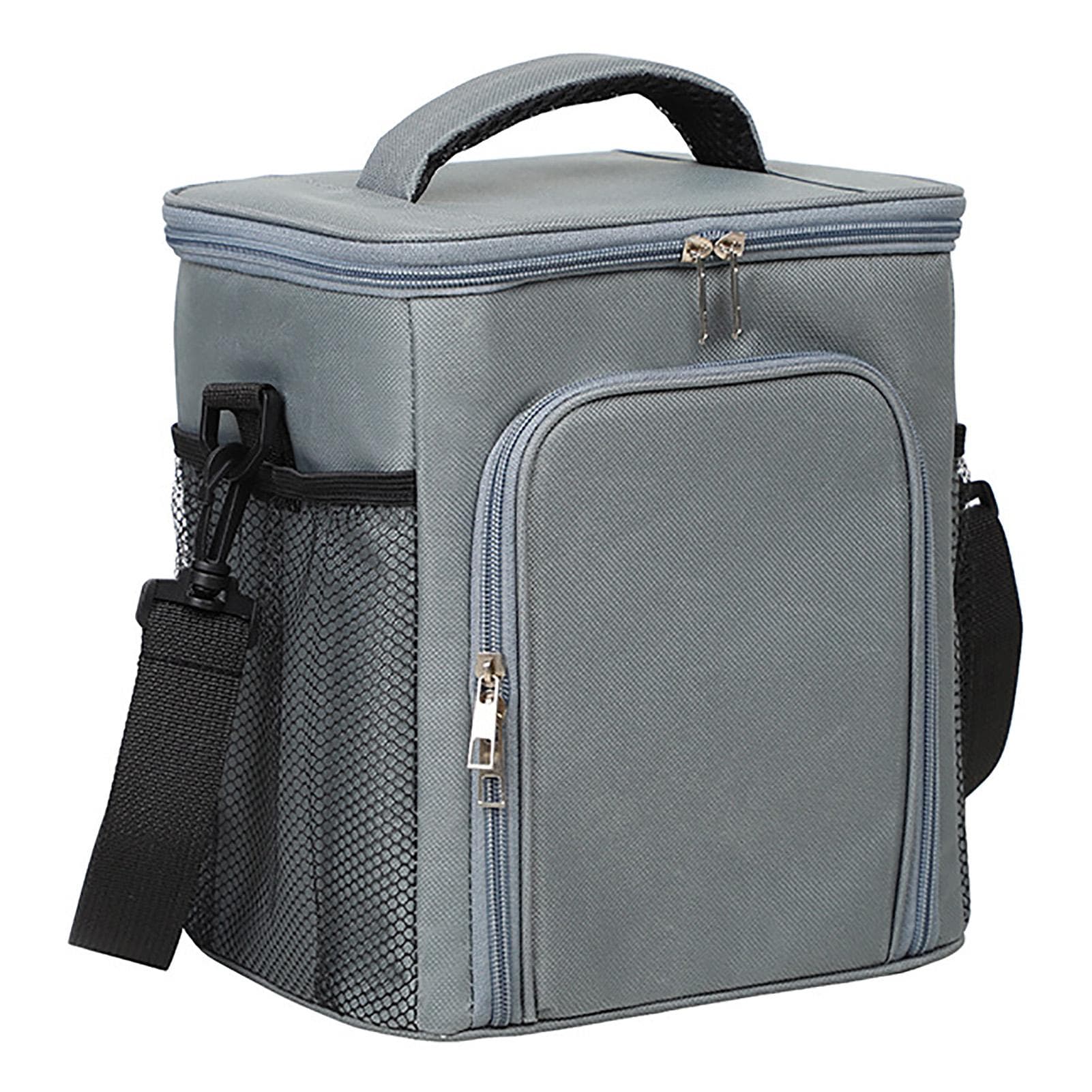 Lunch Bag Good Insulation Large Capacity Waterproof Lunch Box Bag Zipper Closure for Office Kids