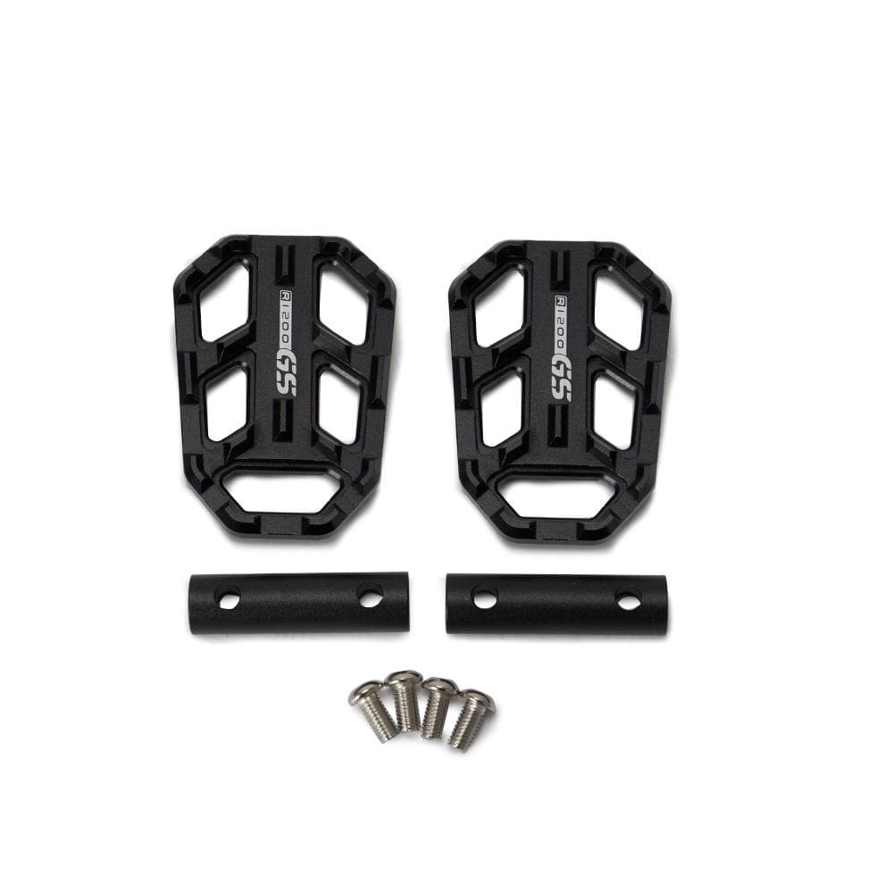 Motorcycle Foot Pegs Front Billet Wide Pedals Rest Footpegs for BMW R1200GS G310 2013-2018 black