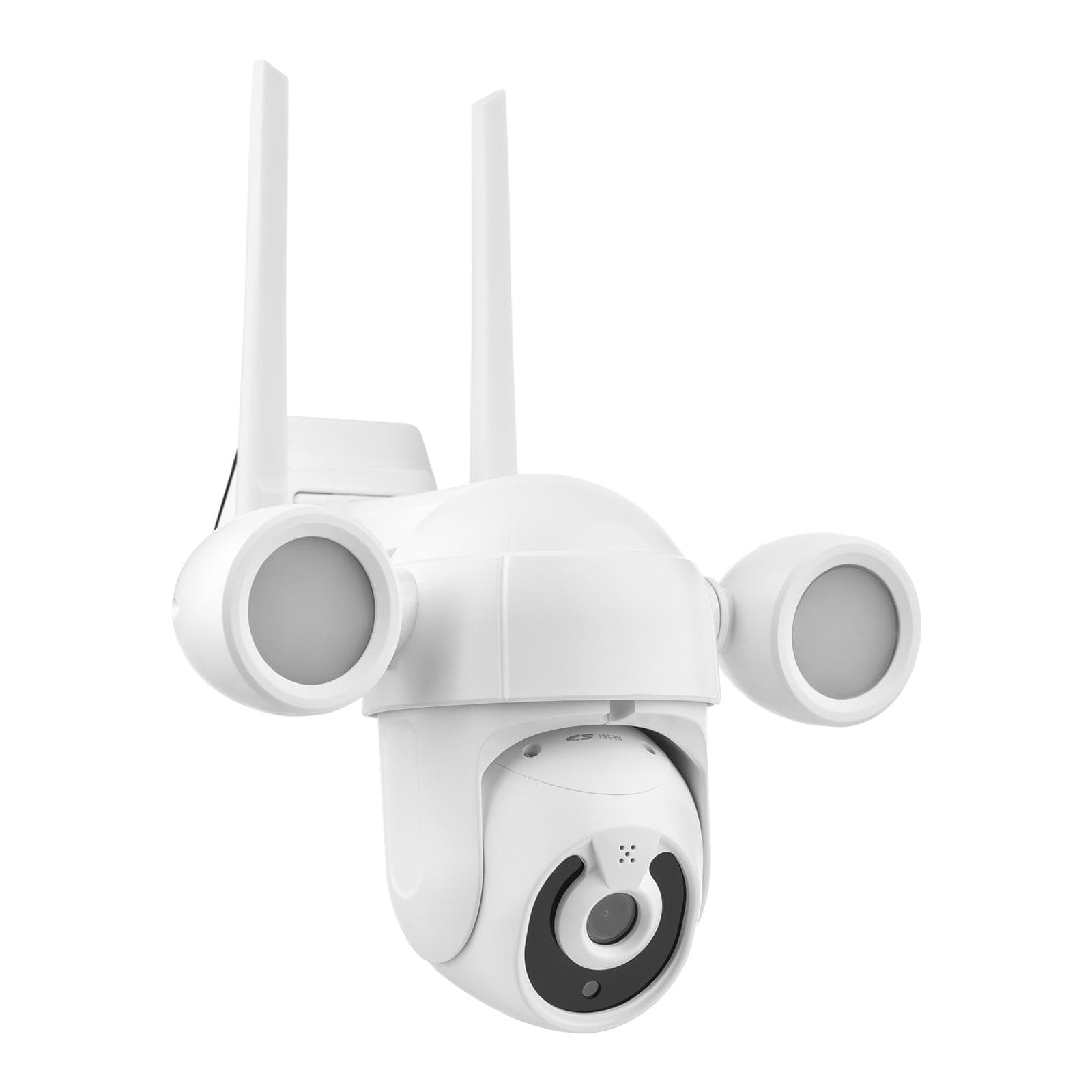 2K Smart Life Wireless Monitor Camera Outdoor Smart WiFi Camera 3.0MP IP65 Waterproof Auto Night EU Plug white