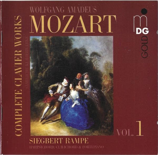 CD WOLFGANG AMADEUS MOZART - SIEGBERT  - Complete Clavier Works = Sämtliche  MDG34113012 MDG 2005 UK Classical Used