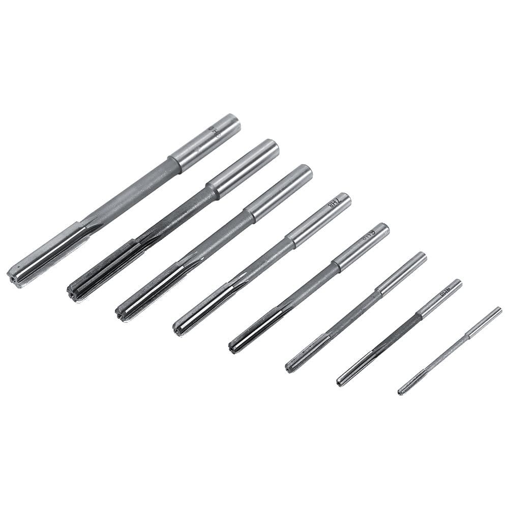 8pcs HSS Chucking Reamers Milling Cutter Tool Set Of 345678910mm Straight Shank