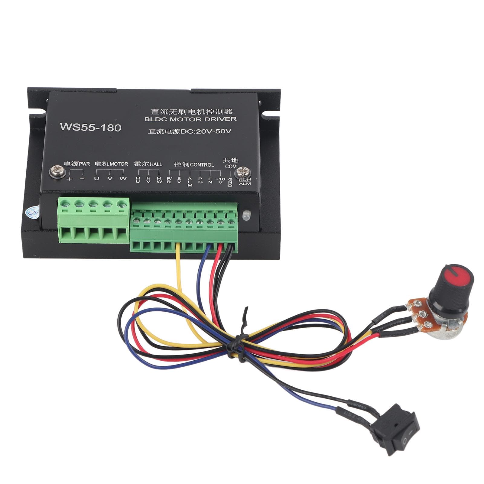 WS55?180 DC 20V?50V CNC Brushless Spindle BLDC Motor Driver Controller