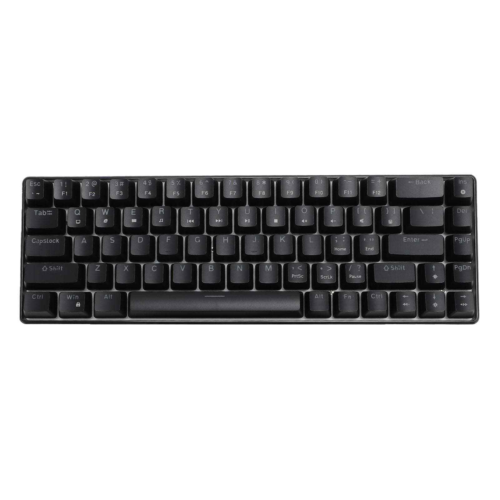 Mechanical Gaming Keyboard Wired 68 Keys Blue Switch Pluggable Shaft with Backlit V800