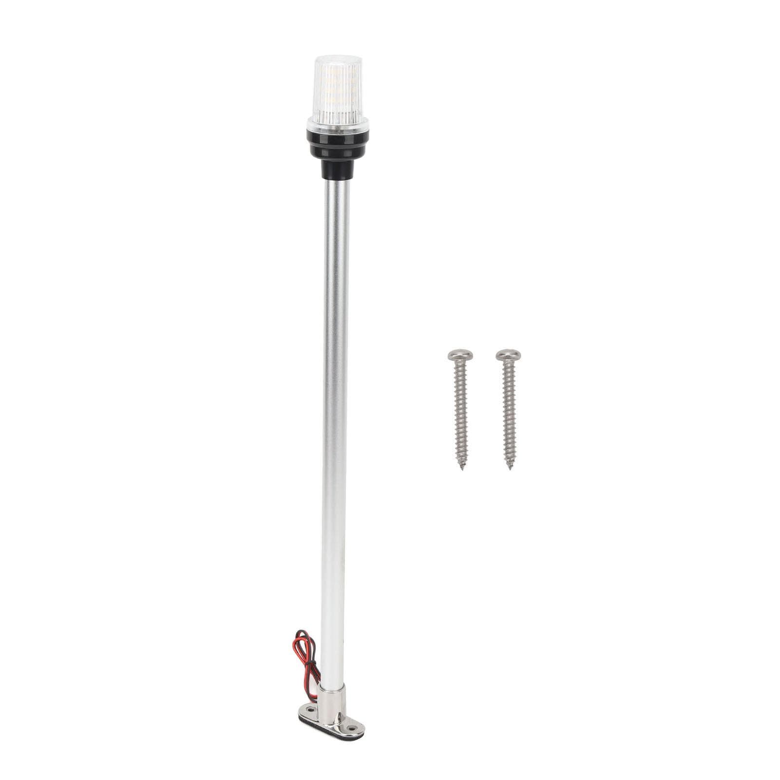 Boat Anchor Light 22 Inches Marine 360 Degree All Round White LED Light for Yacht Ships