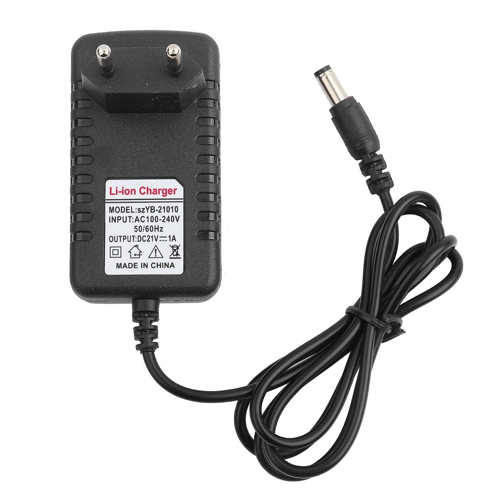 Thick Copper Core Li ion Charger Adapter 21V1A Adaptative Lithium Battery Charger